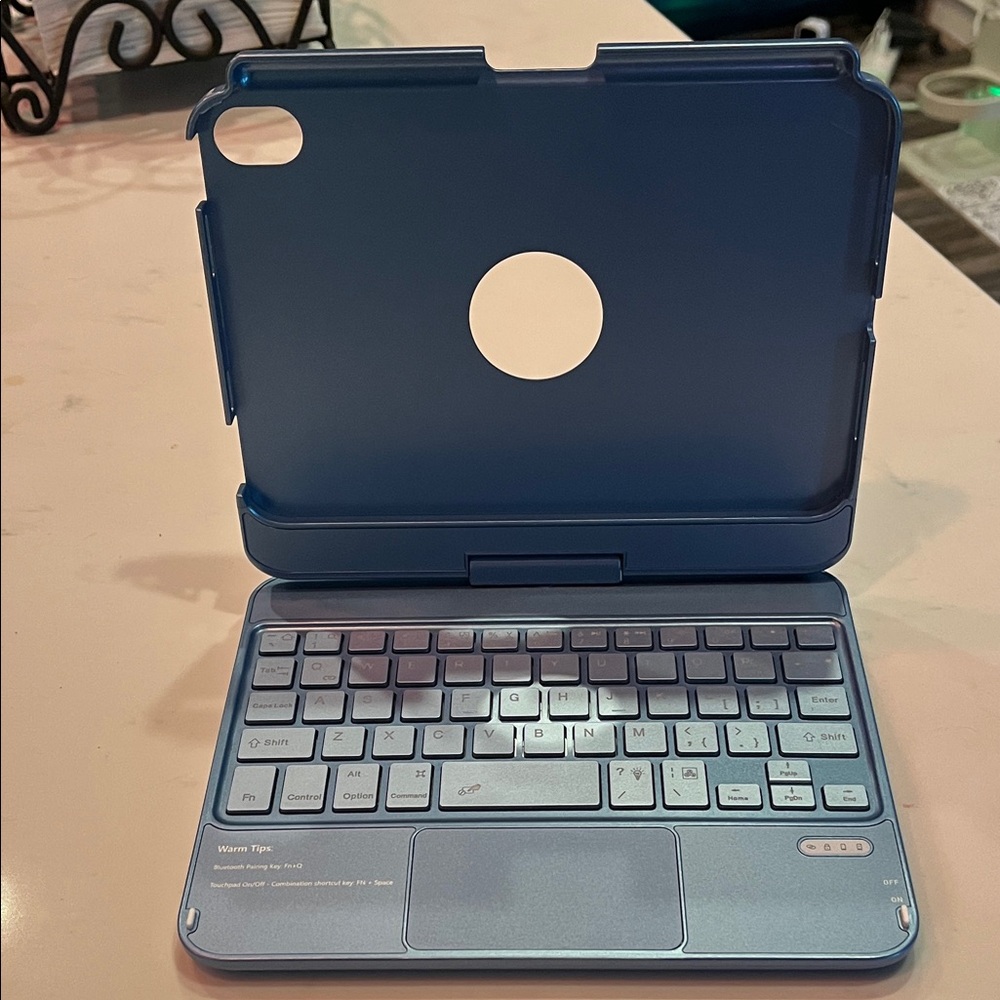 Blue iPad Keyboard Case